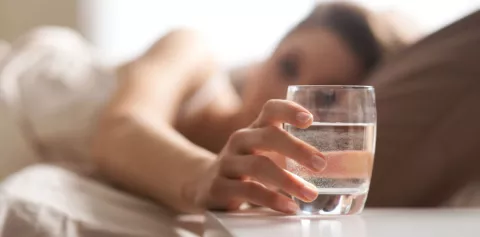A falta de agua, zumos naturales