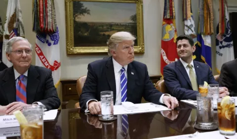 Tras positivo discurso Trump busca   avanzar su  agenda legislativa