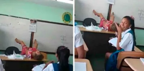 Famoso video de profesora llegó a Telemundo
