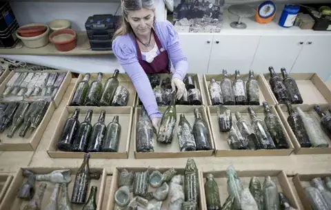 Arqueólogos israelíes hallan licores de tropas de la I Guerra Mundial