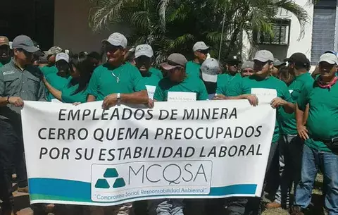 Trabajadores de mina Cerro Quema exigen al Mici prórroga de concesión