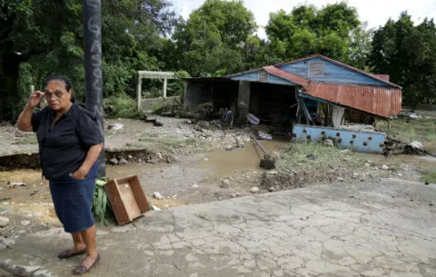Lluvias dejan 27 sectores incomunicados en República Dominicana