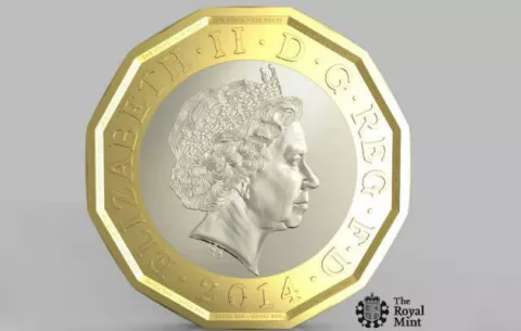 Comienza a circular la nueva moneda de una libra, la "más segura del mundo"
