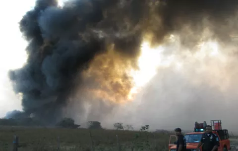 Afectados por fuego en vertedero organizan protesta en La Villa