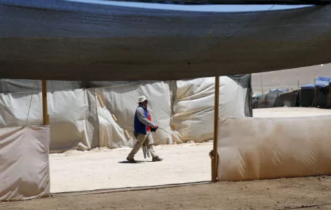 Más de 2,500 mineros chilenos en impactante huelga a 3,300 metros