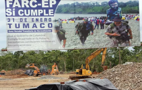 Gobierno colombiano y las Farc buscan acuerdo sobre zonas para guerrilleros