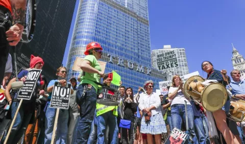 Más de 100 protestas en Estados Unidos 