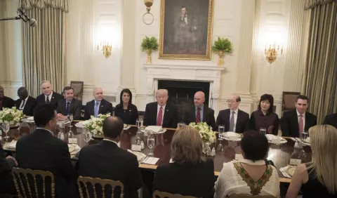 Trump habla de   más sanciones para Norcorea 