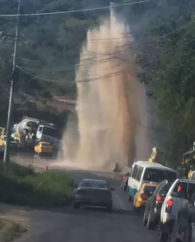 Tres barriadas en La Chorrera sin agua por rotura de tubería de 16 pulgadas  