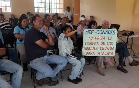Moradores de Atalaya piden al MEF partida para construcción de tanques de agua