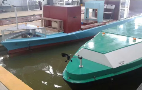 Presentan nuevo modelo a escala de buque en el Canal de Panamá