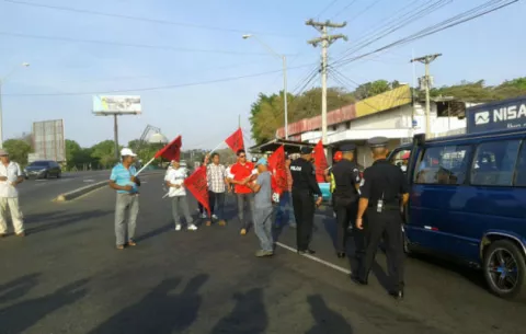 Cerraron vía en el cruce hacia Pesé para exigir cancelación de quincenas
