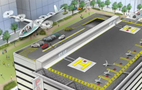 Como los Supersónicos, Uber le apuesta al transporte aéreo