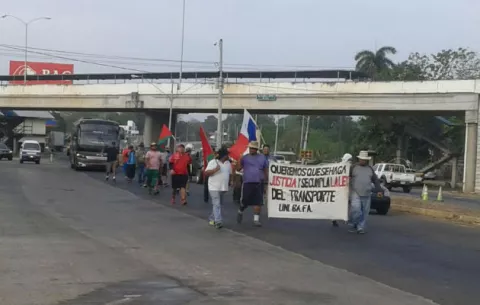Palancas de Chiriquí avanzan en caminata hacia la Presidencia