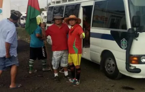 Taxistas "palancas" de Chiriquí llegan a la Presidencia 