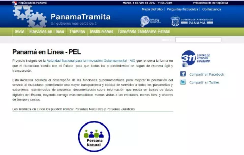 Panameños podrán hacer sus trámites en línea