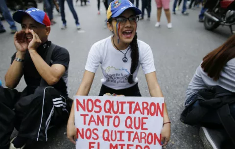 "Venezuela se planta contra la dictadura"