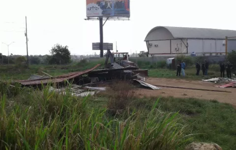 Desalojan a precaristas en Playa Leona de La Chorrera 