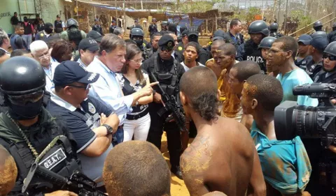 A la Mega Joya reos involucrados en la difusión de video