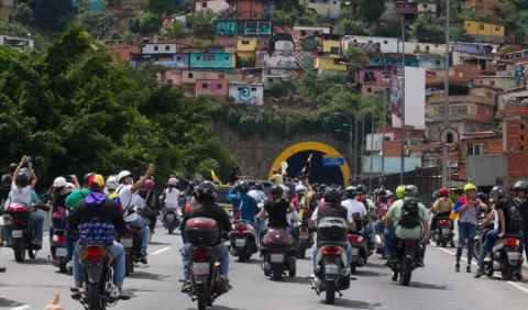 Dispersan caravanas y cabalgatas en Venezuela