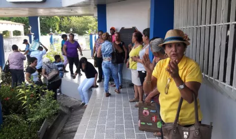 Billeteras protestan en Penonomé