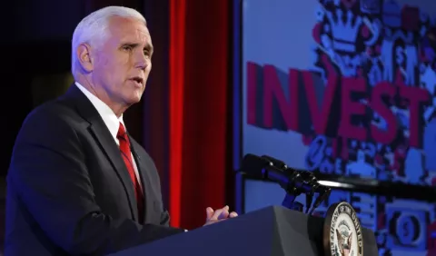 Santos anuncia visita de Pence a Colombia