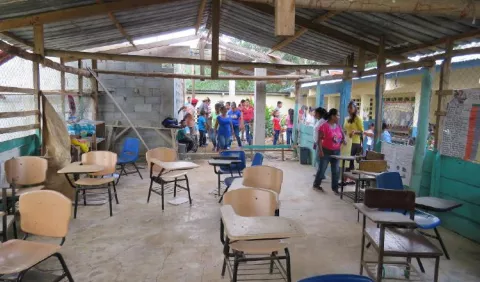 Crisis de infraestructura en colegios del interior