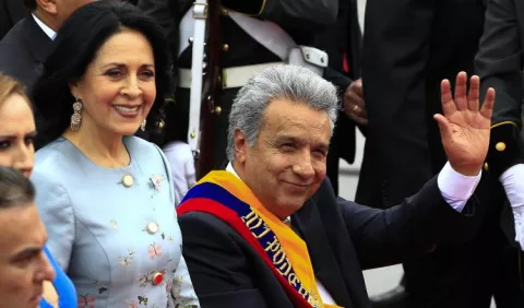 Lenín Moreno toma posesión 