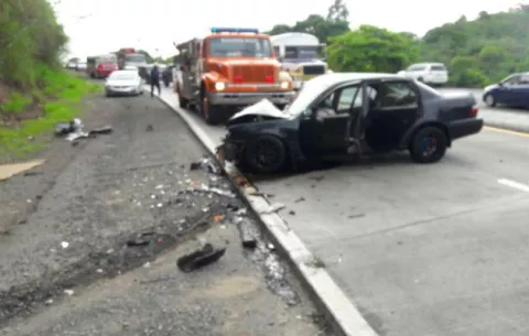 Tres heridos por colisión en Loma Brígida en La Chorrera