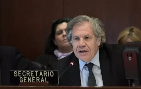 Luis Almagro cumple dos años en la OEA con el foco en la crisis de Venezuela