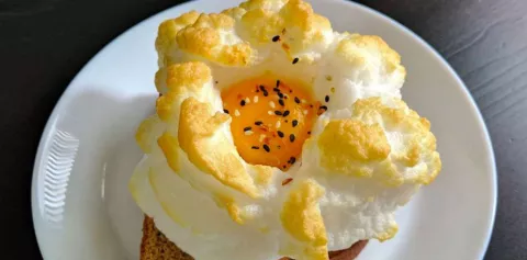 Los famosos 'huevos nube' arrasan en Instagram
