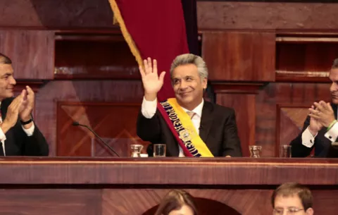 Lenín Moreno jura como presidente de Ecuador