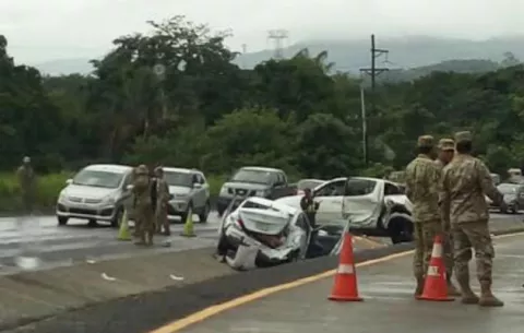 Dos lesionados en Loma Brígida, La Chorrera