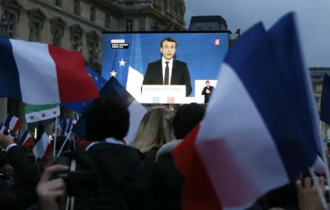 Macron promete trabajar por la unidad de los franceses en su primer discurso
