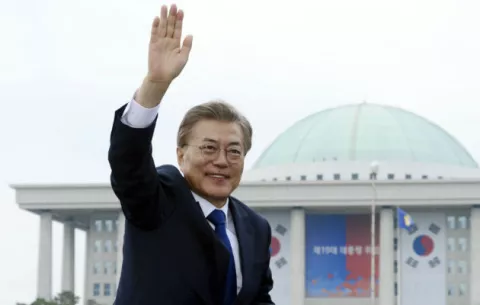 El nuevo presidente surcoreano está dispuesto a visitar Corea del Norte