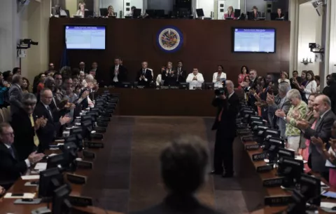 Presentan ante la OEA dos proyectos de resolución sobre situación en Venezuela