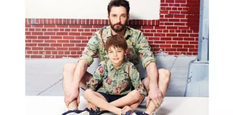 Vestir combinados: Padres e hijos