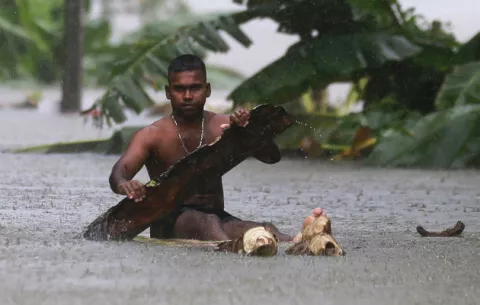 Más de un centenar de muertos por las lluvias en Sri Lanka