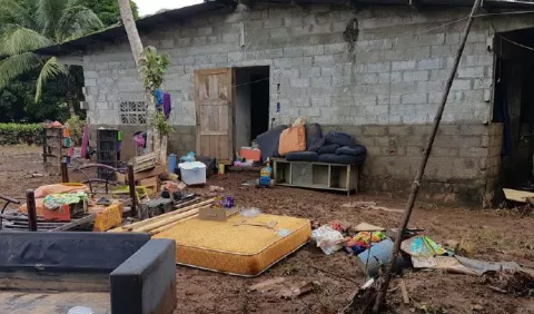 Inundaciones, caídas de árboles y derrumbes en sectores de Arraiján