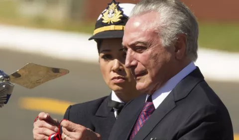 Michel Temer rechaza  responder   preguntas 