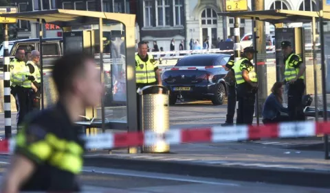 Ocho personas heridas en la  estación de Ámsterdam