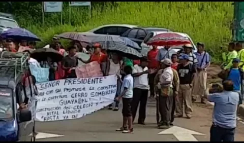 Cierran vía en la entrada de Tolé, Chiriquí
