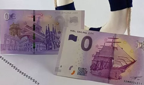Billete de cero euro, Europa