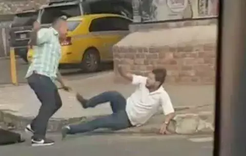 Detienen en David a taxista que agredió a peatón 