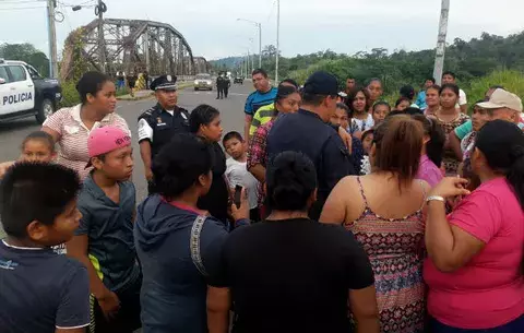 Cierre parcial sobre puente del río Changuinola, reclaman concluir obra