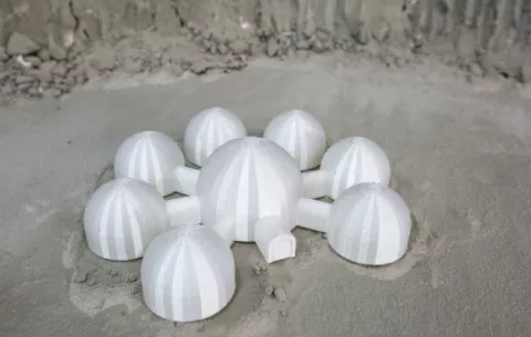 Diseñan planos para construir casas en la Luna