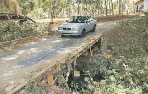 Cierre temporal de puente por avanzado deterioro
