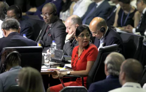 Rodríguez se despide como canciller en OEA y Videgaray le desea suerte