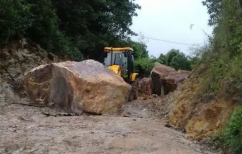 Se registran deslizamientos de tierra por lluvias en Veraguas