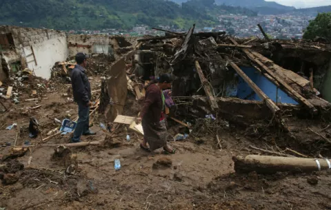 Lluvias dejan casi 20,000 afectados en últimas horas en Guatemala